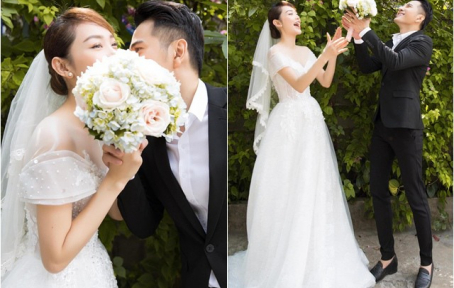 Loạt hình ảnh đầu tiên về đám cưới Minh Hằng: Nhìn cái biết luôn ở đâu