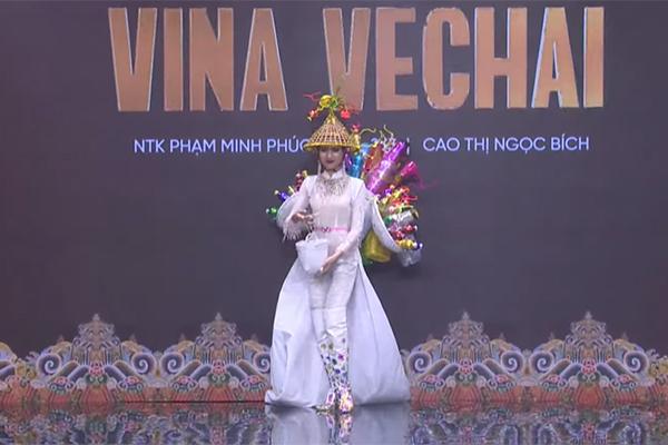 Trang phục dân tộc gây tranh cãi của Hoa hậu Hoàn vũ Việt Nam 2022